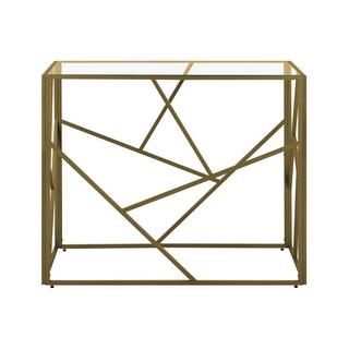 Beliani Console en Verre Glamour ORLAND  