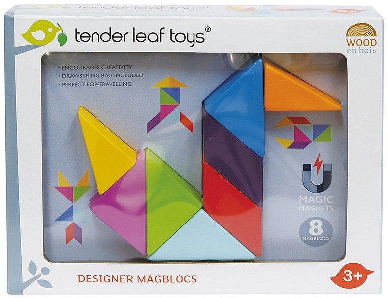 Tender Leaf Toys  Magblocs Designer (9Teile) 