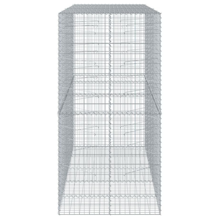 VidaXL cesto a gabbione Ferro  