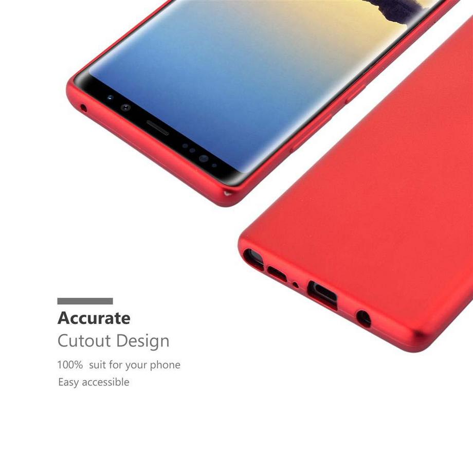 Cadorabo  Hülle für Samsung Galaxy NOTE 8 TPU Silikon Matt 