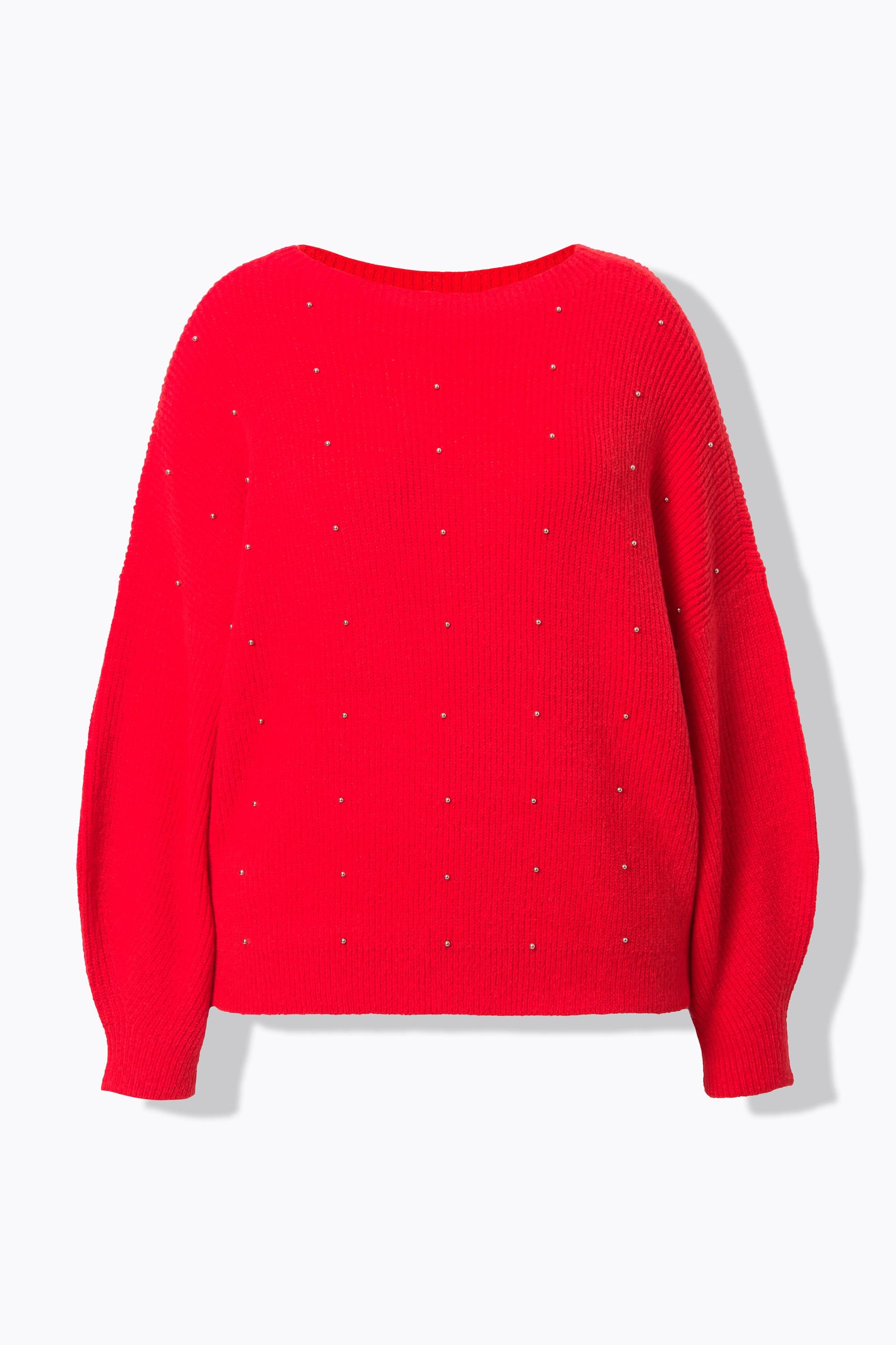 Studio Untold Oversized Pullover Zierperlen  