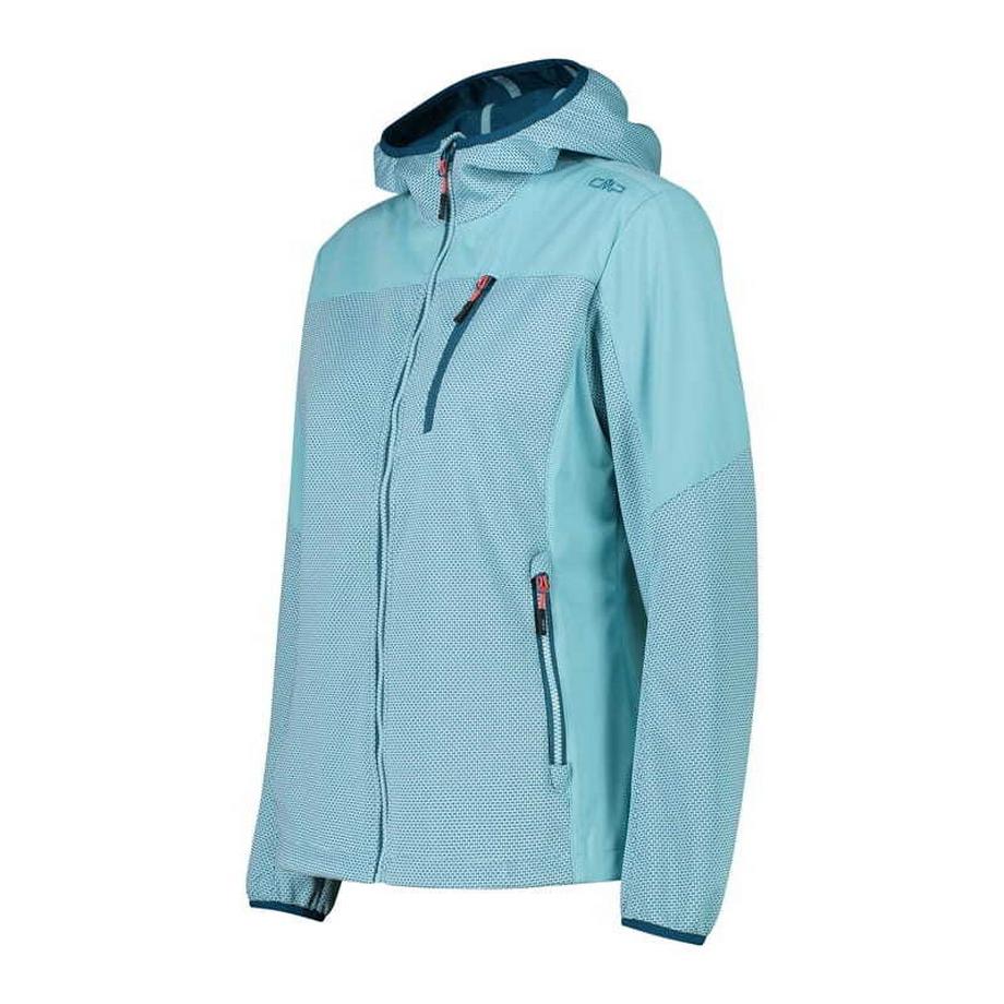 CMP Veste à Capuche Jacquard Softshell  