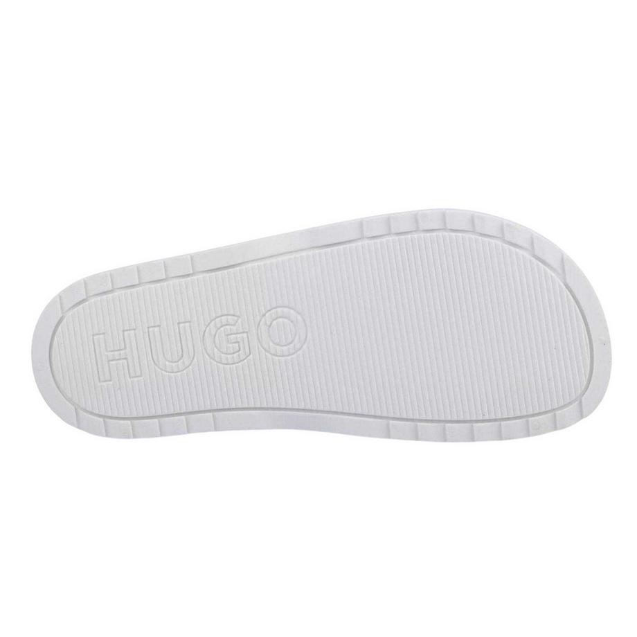 HUGO BOSS Claquettes Logo Empilé Plat  