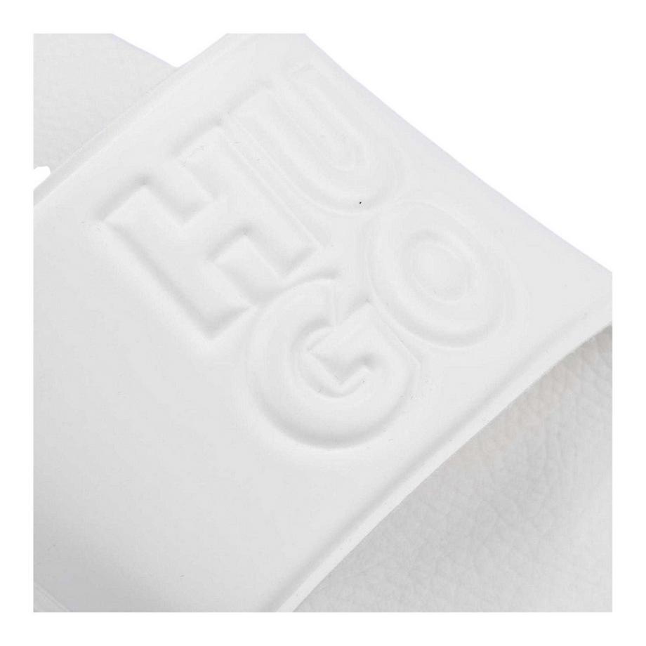 HUGO BOSS Claquettes Logo Empilé Plat  