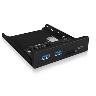 ICY Box  ICY BOX IB-HUB1417-i3 USB 3.2 Gen 1 (3.1 Gen 1) Type-A 5000 Mbit/s Schwarz 