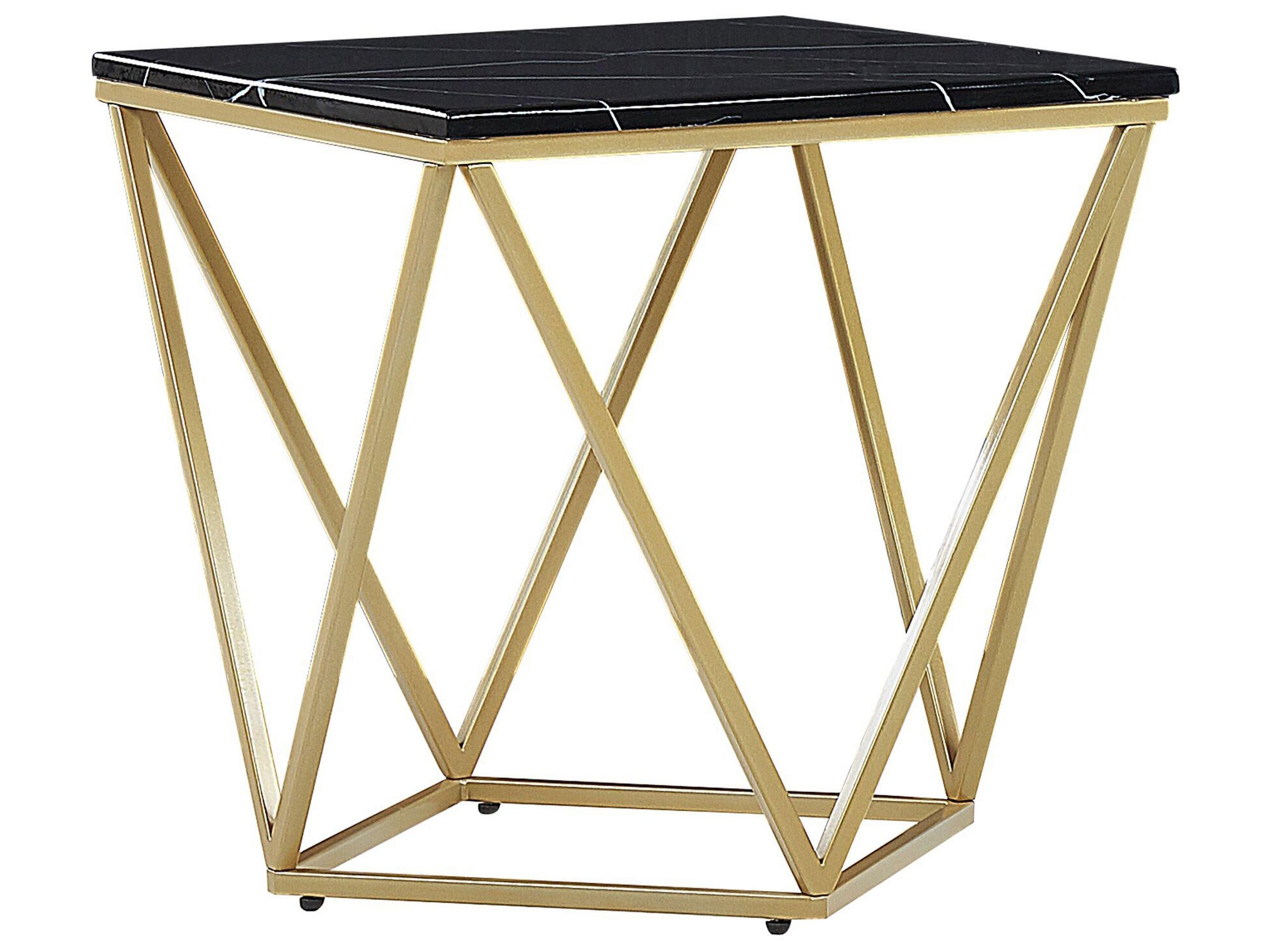 Beliani Table d'appoint en MDF Moderne MALIBU  