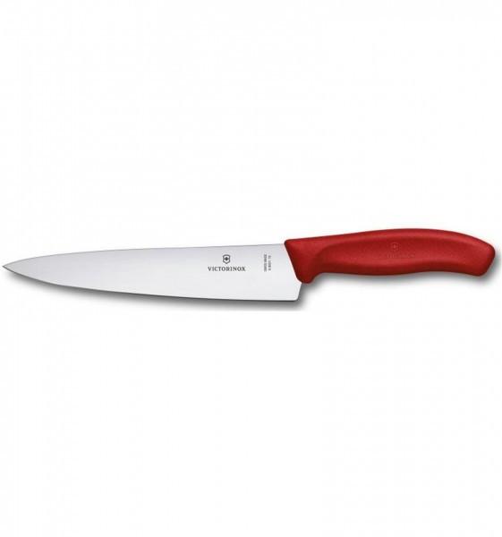 VICTORINOX Tranchiermesser Swiss Classic Rot/Silber  