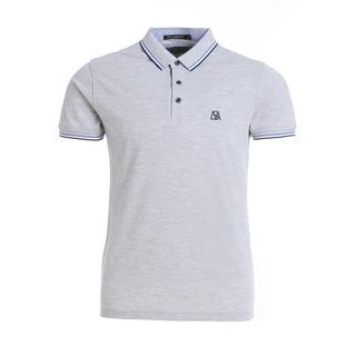 Bellemere New York  Bellemere Herren Poloshirt aus Seide und Baumwolle 