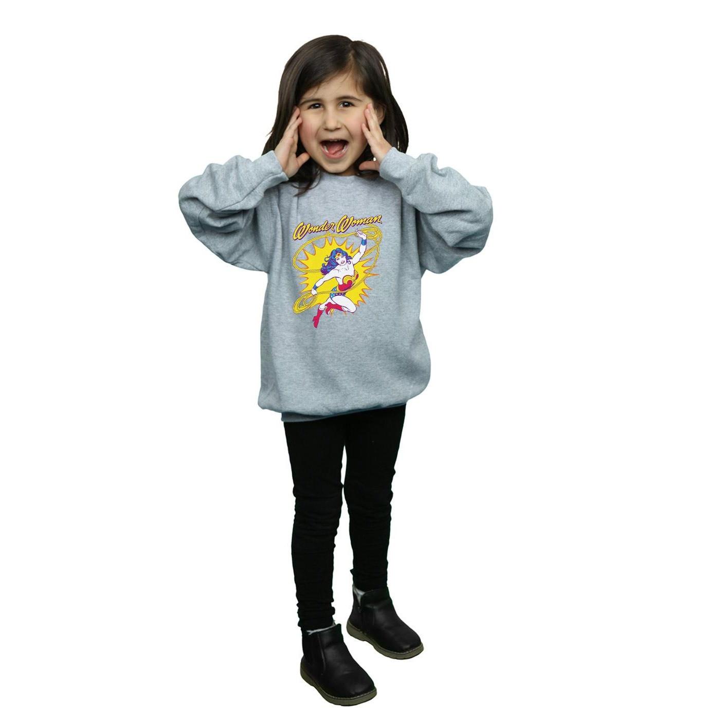 DC COMICS  Wonder Woman Leap Sweatshirt 