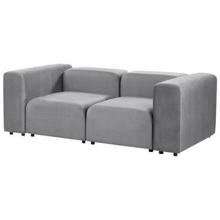 Beliani 2 Sitzer Sofa aus Samtstoff Modern FALSTERBO  