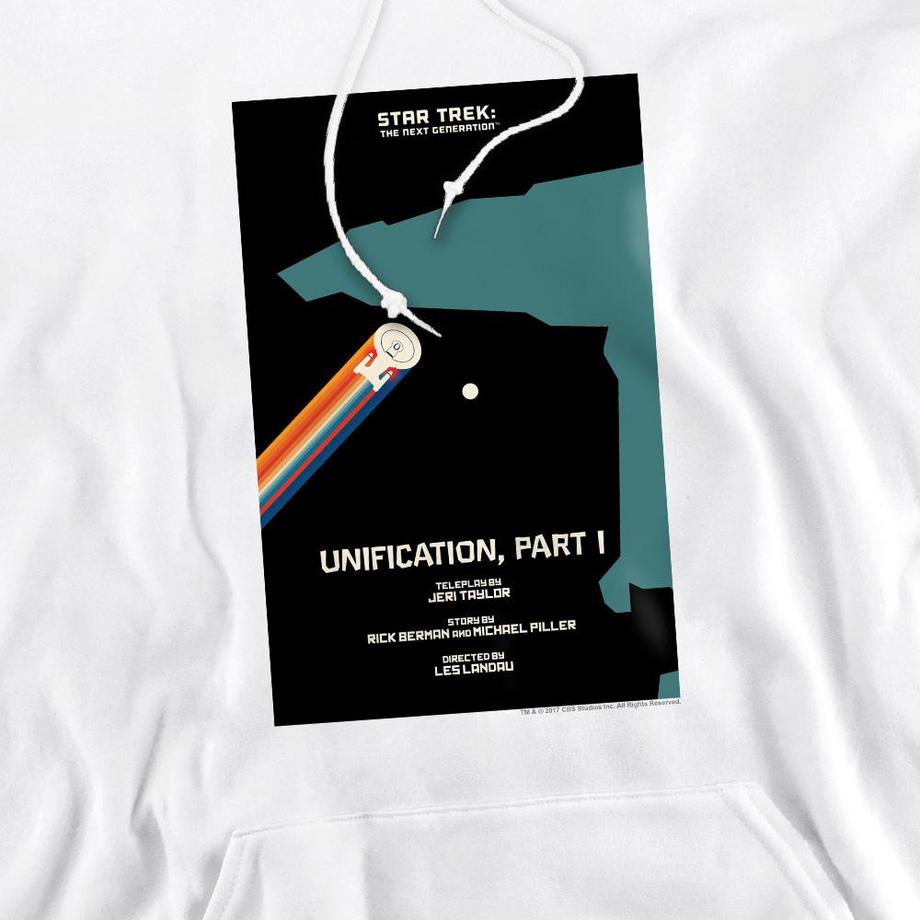 Star Trek The Next Generation Season 5 Episode 7 Felpa con Cappuccio  