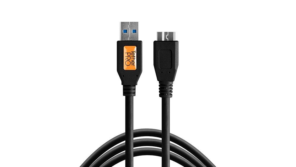 Tether Tools  Tether Tools CU5408 USB Kabel 1,8 m USB 3.2 Gen 1 (3.1 Gen 1) USB A Micro-USB B Schwarz 