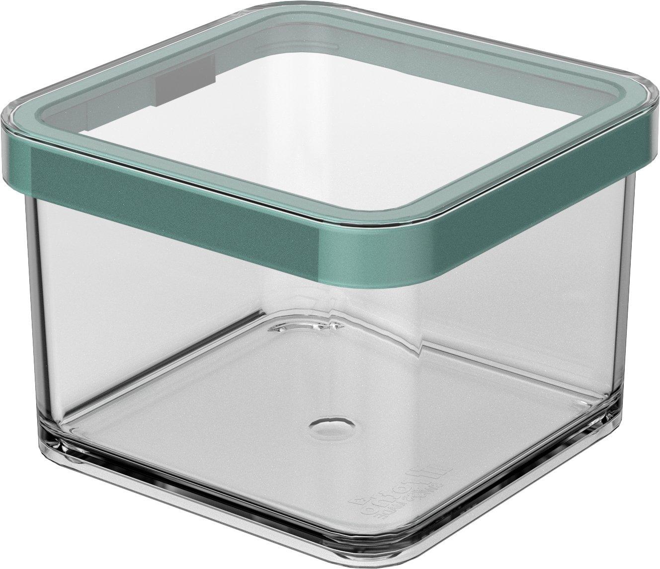 rotho  Rotho Loft Carré Boîte hermétique 0,5 L Vert, Transparent 1 pièce(s) 