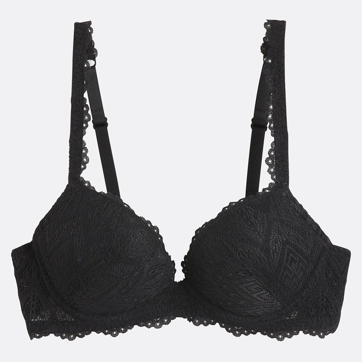 La Redoute Collections Lison Reggiseno push up in pizzo  
