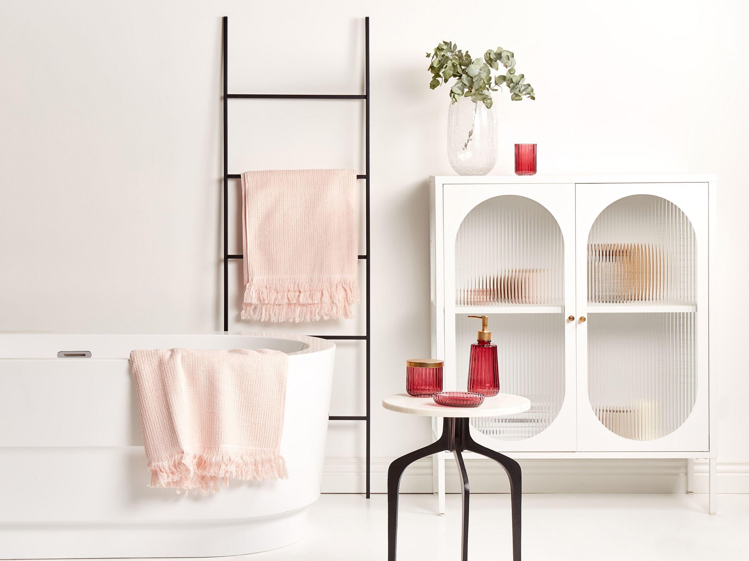 Beliani Lot de 2 serviettes en Coton ATIU  