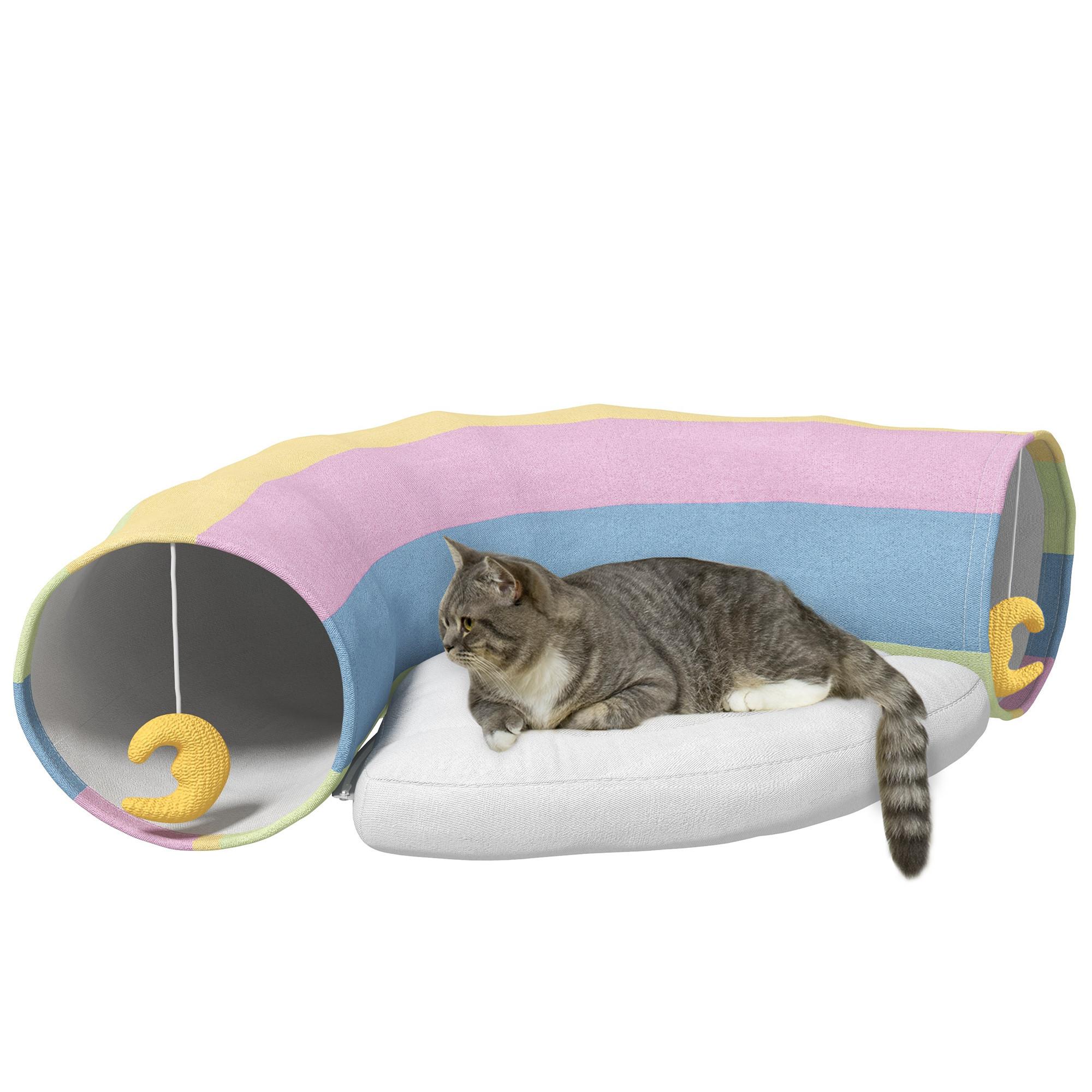 PawHut  Tunnel pour chat 