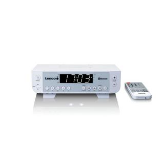 Lenco  Lenco KCR-100 Horloge Numérique Blanc 