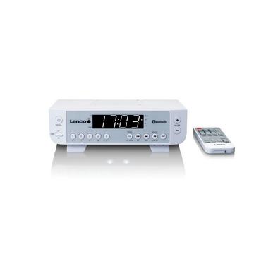 Lenco KCR-100 Uhr Digital Weiß