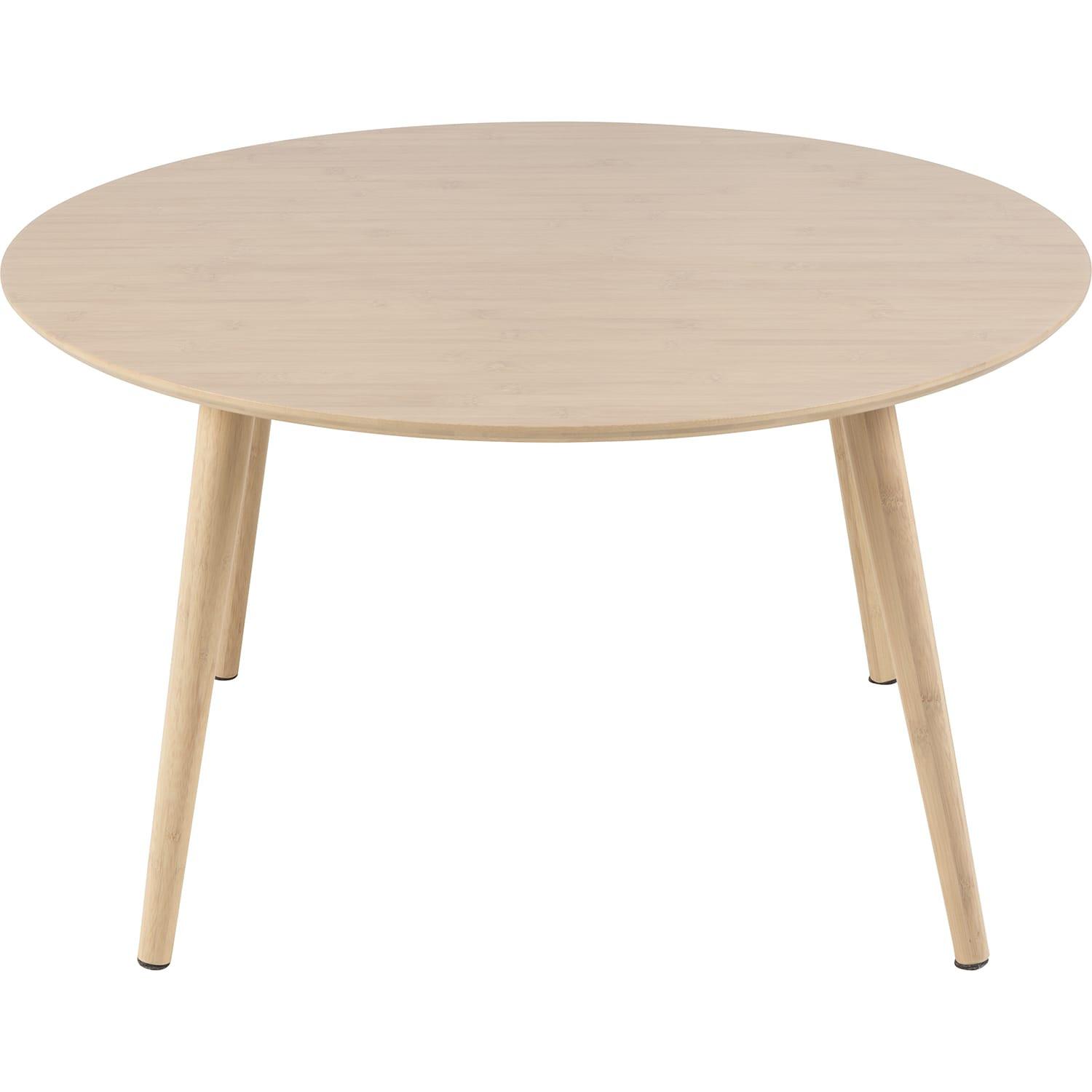 mutoni Table basse Rosalind bambou naturel 80  