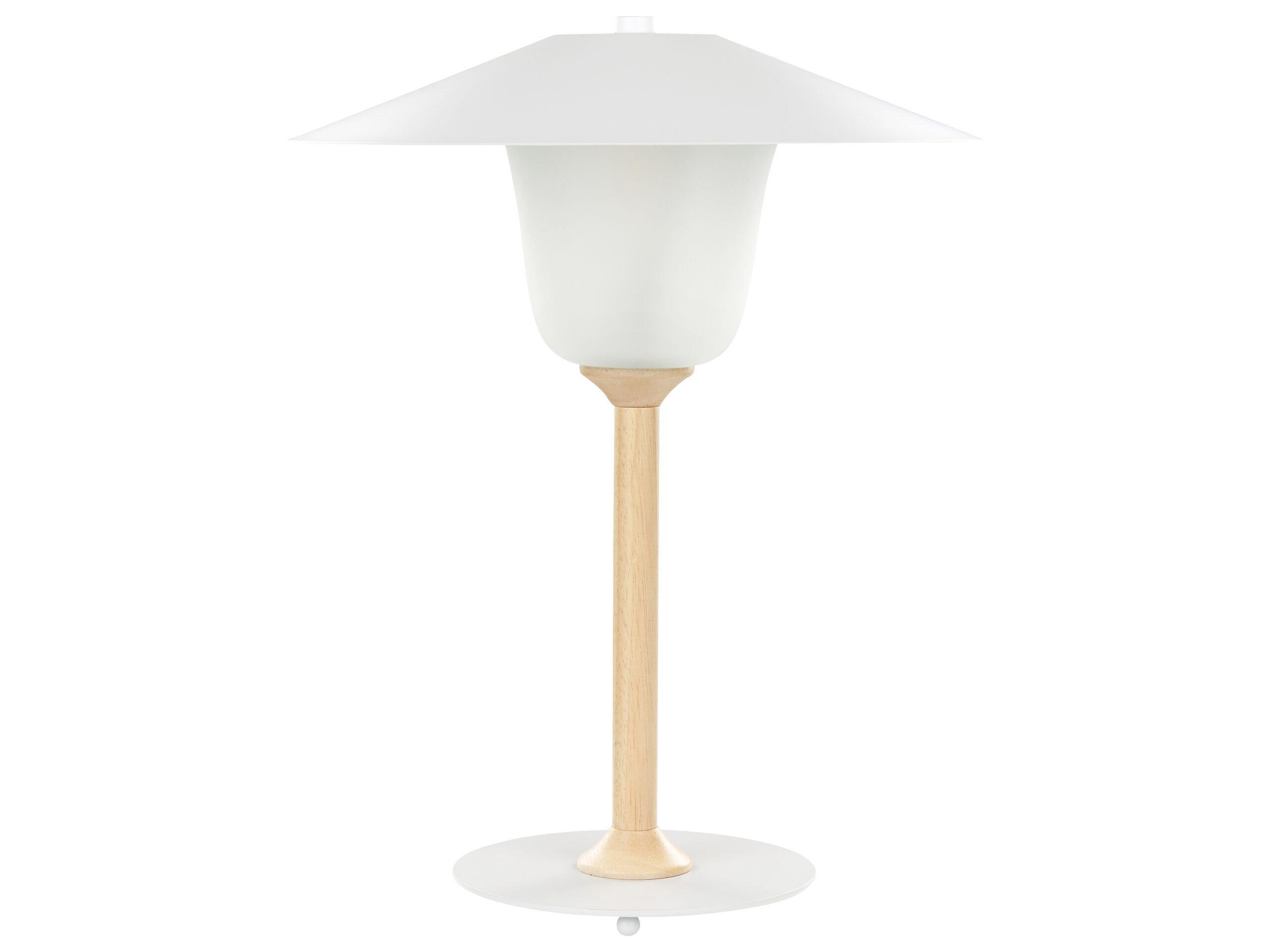 Beliani Lampe à poser en Bois de chêne Rétro MOPPY  