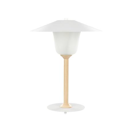 Beliani Lampe à poser en Bois de chêne Rétro MOPPY  