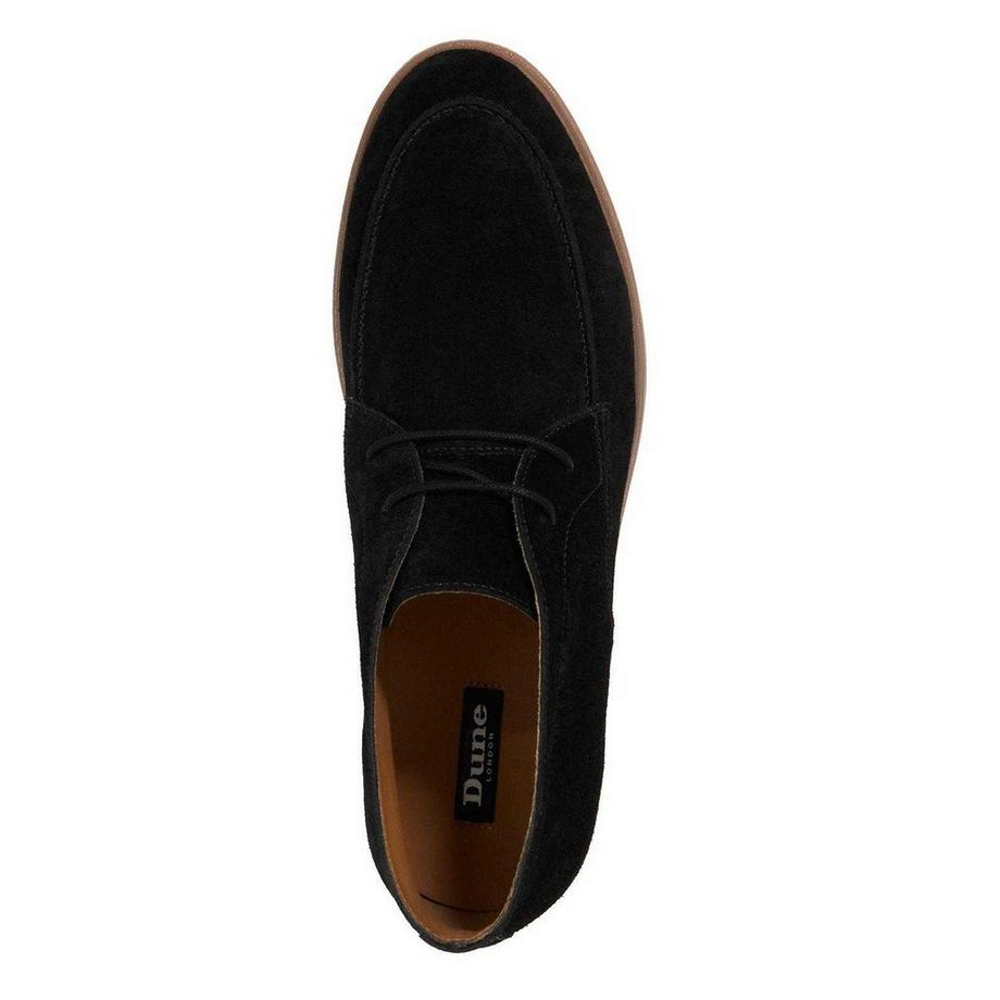 Dune London Lo Backers Stivali Chukka in Pelle Scamosciata Piatta  