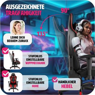 Tectake Premium Racing Bürostuhl Twink  