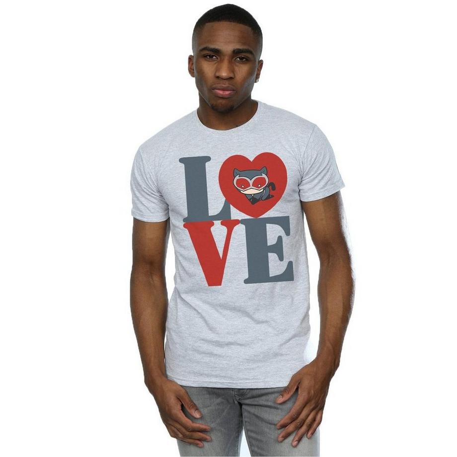 DC COMICS Love Catwoman T-Shirt Stampa Grafica  