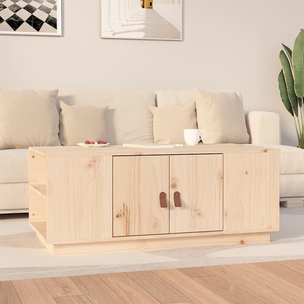 VidaXL Table basse bois de pin  