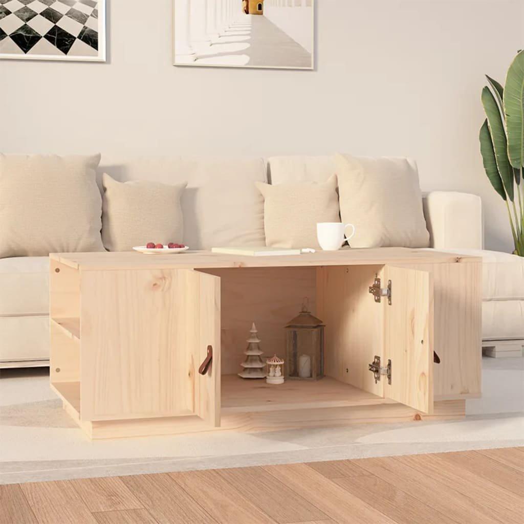 VidaXL Table basse bois de pin  