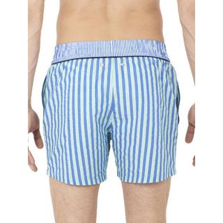 HOM Beach Boxer Gestreifte Badehose  