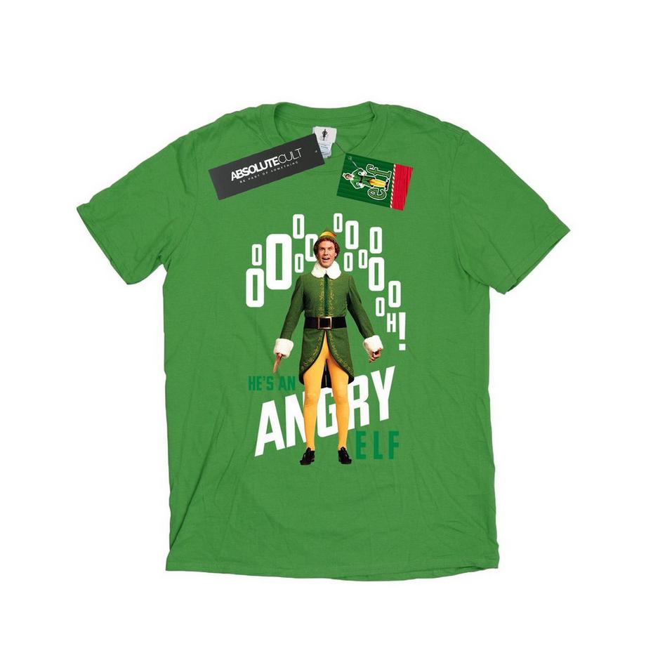 Elf Angry Grafikdruck T-Shirt  