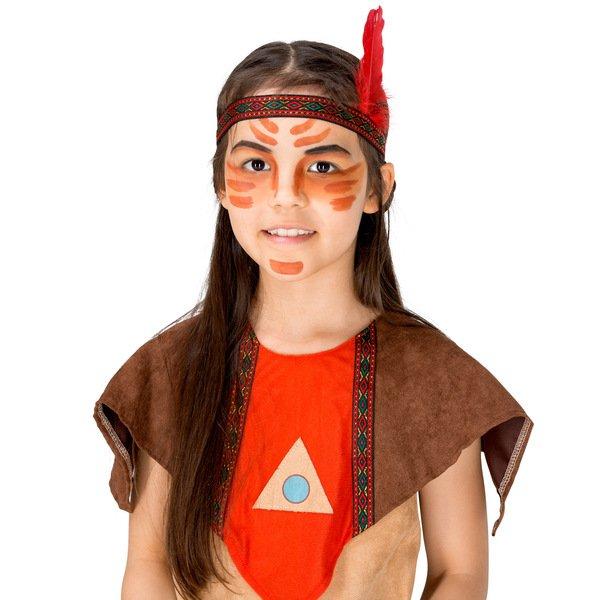 Tectake  Costume da bambina/ragazza - Indiana Dakota 