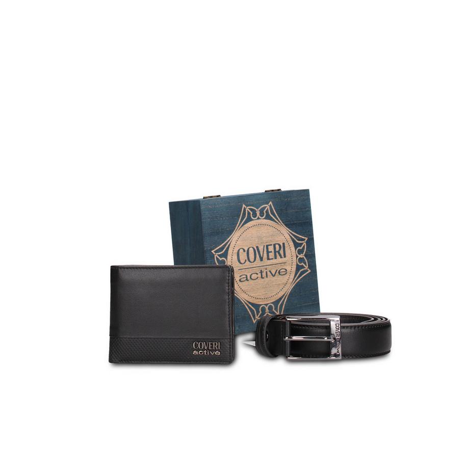 Enrico Coveri Geldbörsen- und Gürtel-Set  