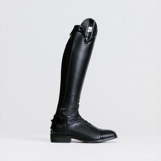 FOUGANZA  Bottes d'équitation femme cuir hautes 