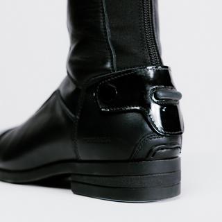 FOUGANZA  Bottes d'équitation femme cuir hautes 