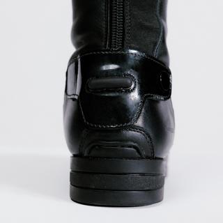 FOUGANZA  Bottes d'équitation femme cuir hautes 