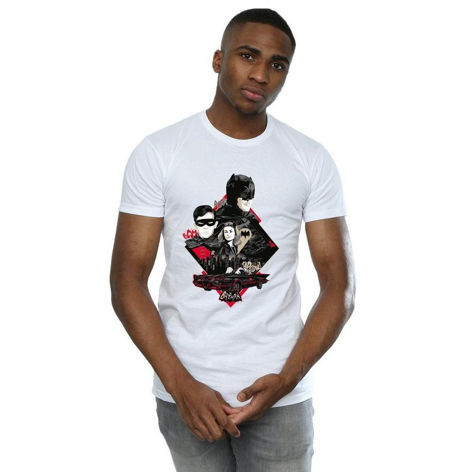 DC COMICS Batman Classic TV Series Diamond T-Shirt  