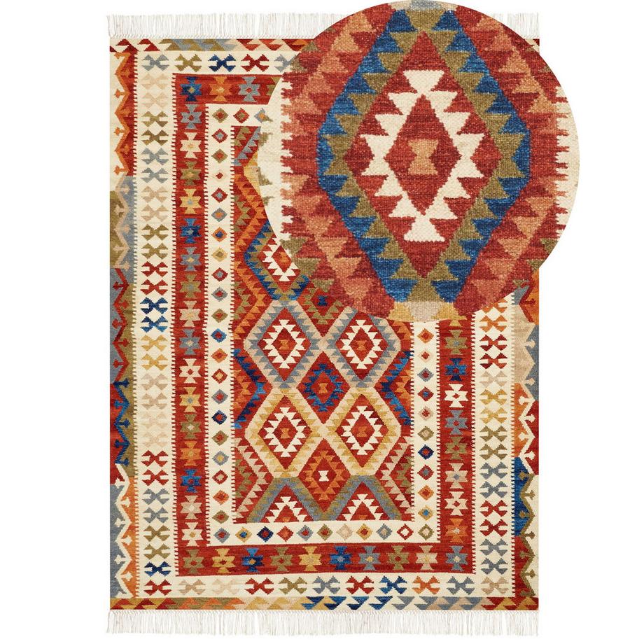 Teppich aus Wolle Boho OSHAKAN