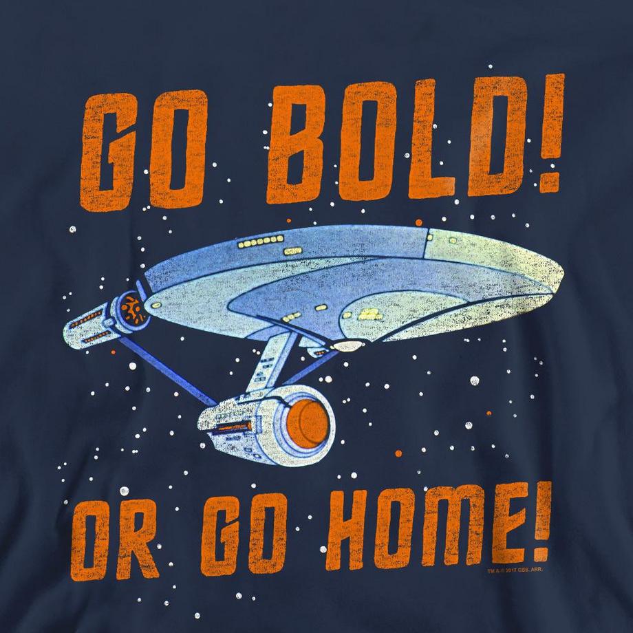 Star Trek Go Bold Grafikdruck Sweatshirt  