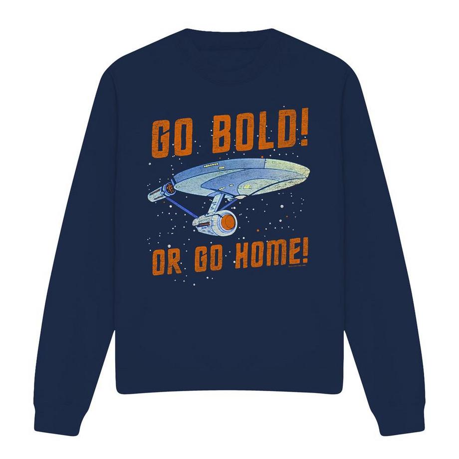 Star Trek Go Bold Grafikdruck Sweatshirt  