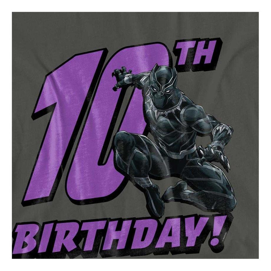 Black Panther T-Shirt 10ème Anniversaire  