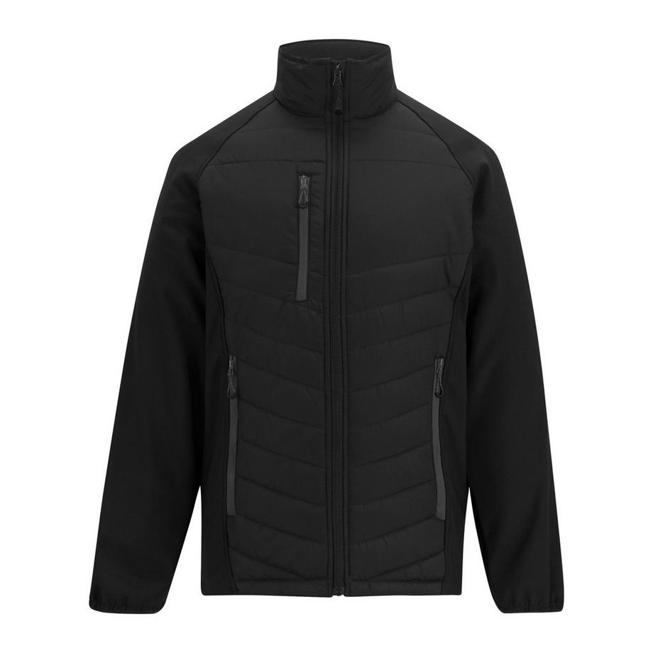 Steppjacke, Durchgehender Reißverschluss