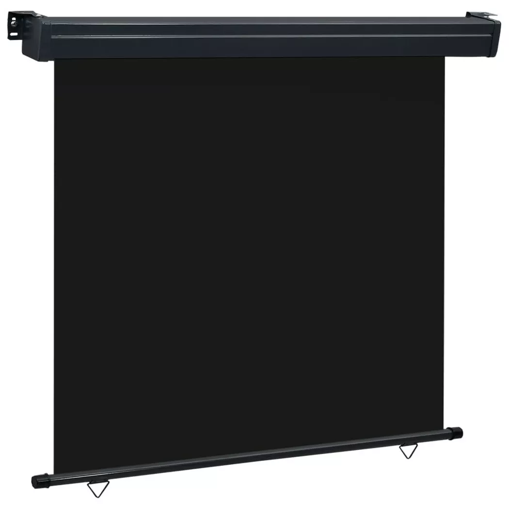 Vidaxl - Tendalino Laterale Per Balcone 165x250 Cm Nero