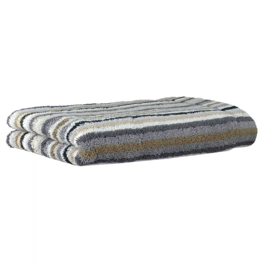 Cawö Walk-Frottier Handtuch Lifestyle Streifen