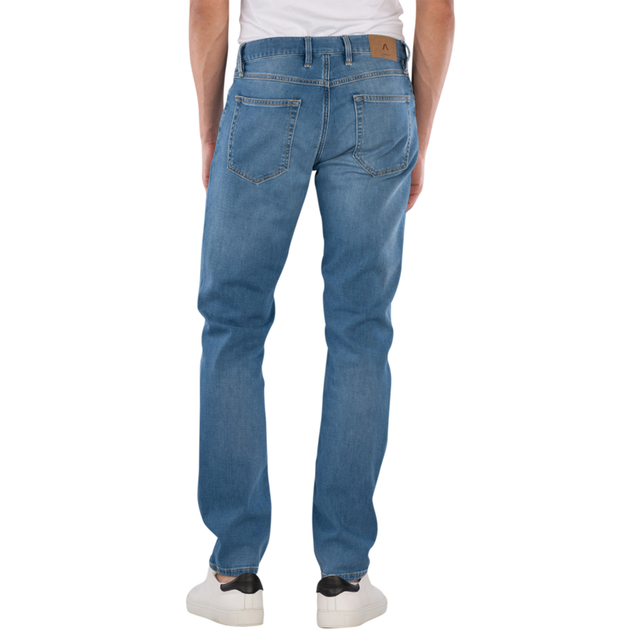 Alberto Pipe Regular Fit Laser Denim Jeans  