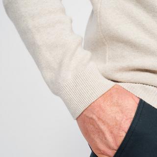 INESIS  Pullover uomo golf mezza zip cotone 