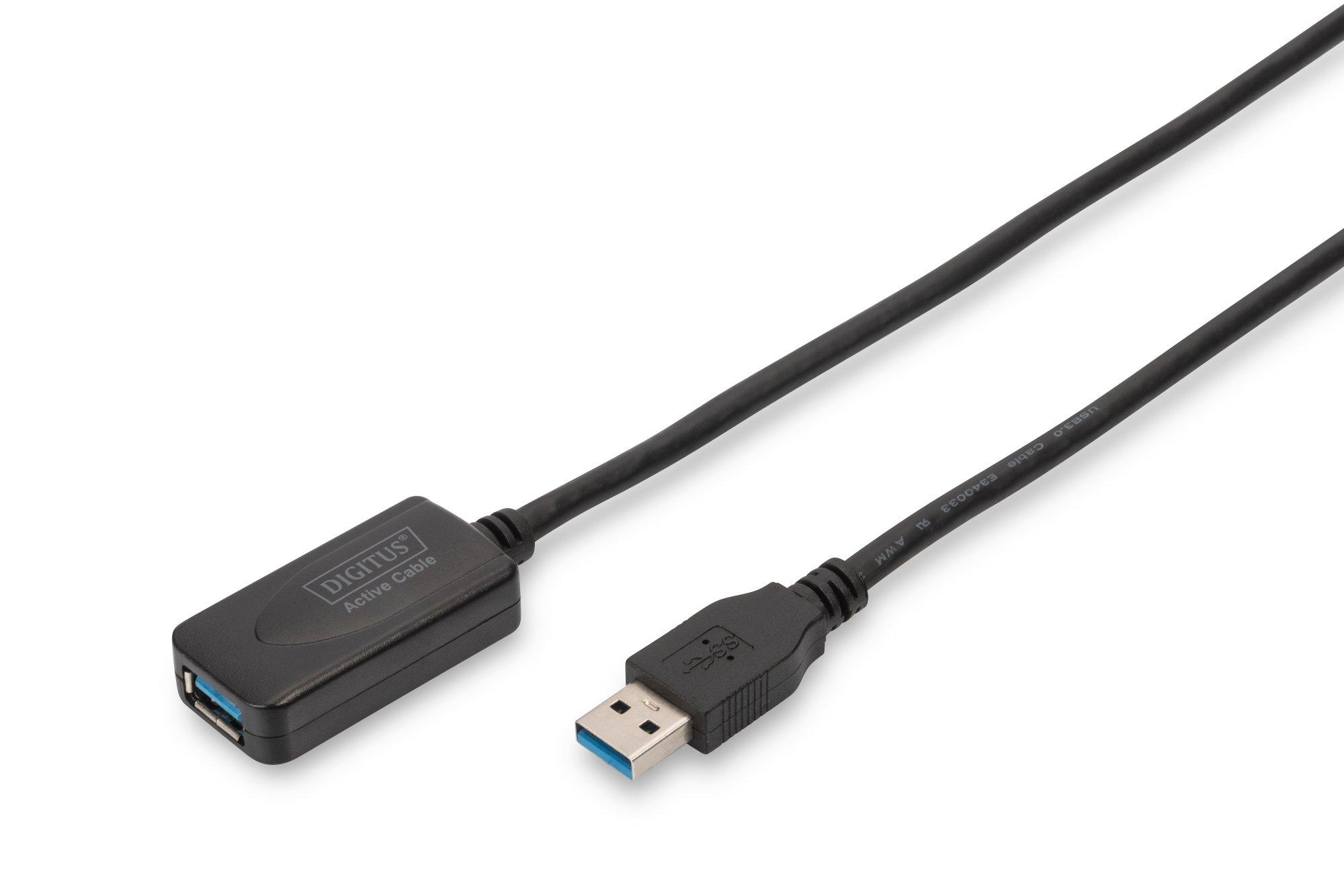 Digitus  Câble de prolongement actif USB 3.0 de 