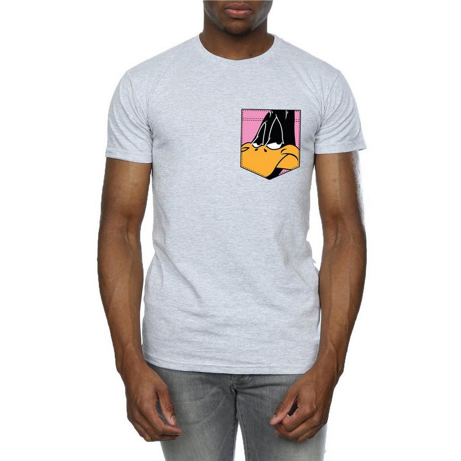 LOONEY TUNES Daffy Duck T-Shirt con Tasca  