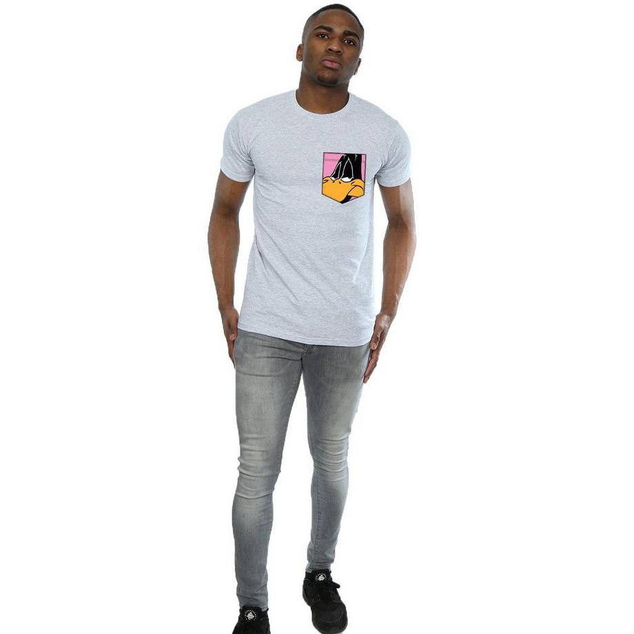 LOONEY TUNES Daffy Duck T-Shirt con Tasca  